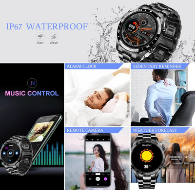 FILIEKEU Men Smart Watch for Android iOS