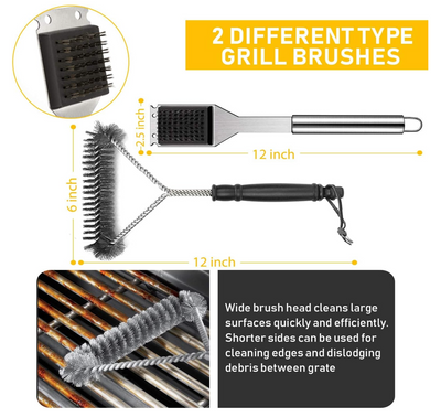 Grill Accessories, 34 pc Stainless Steel Grill Tools