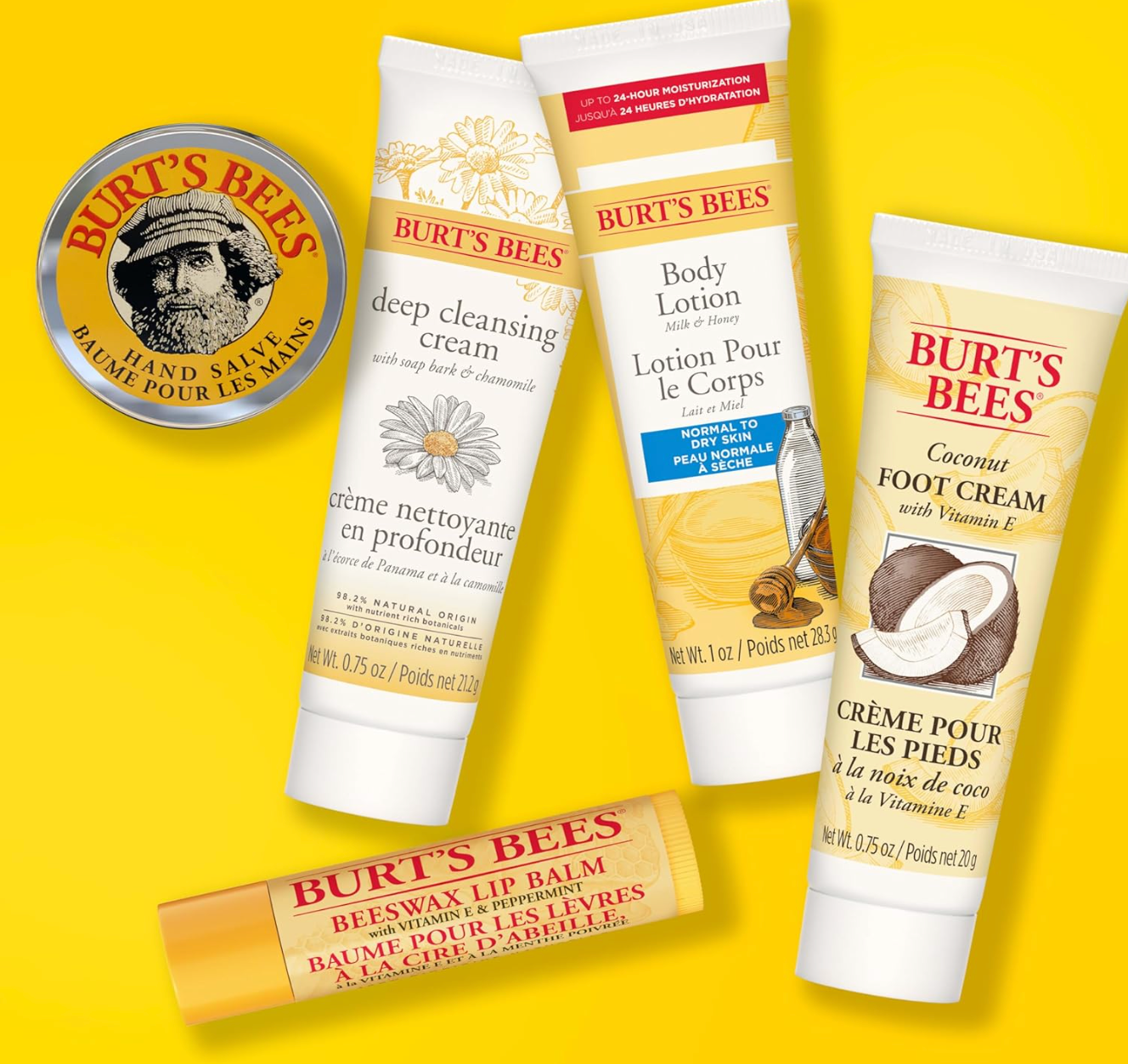 Burt's Bees Gift Set of 5 Travel Size Products