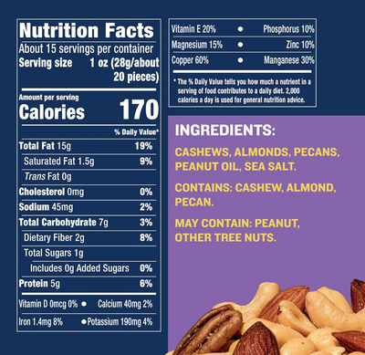 PLANTERS Mixed Nuts 15.25 Oz Canister