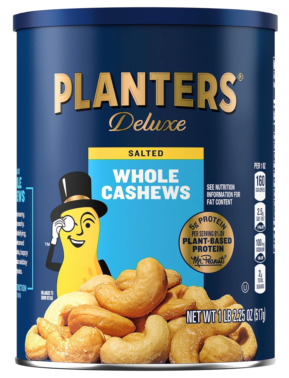 PLANTERS Deluxe Salted Whole Cashews