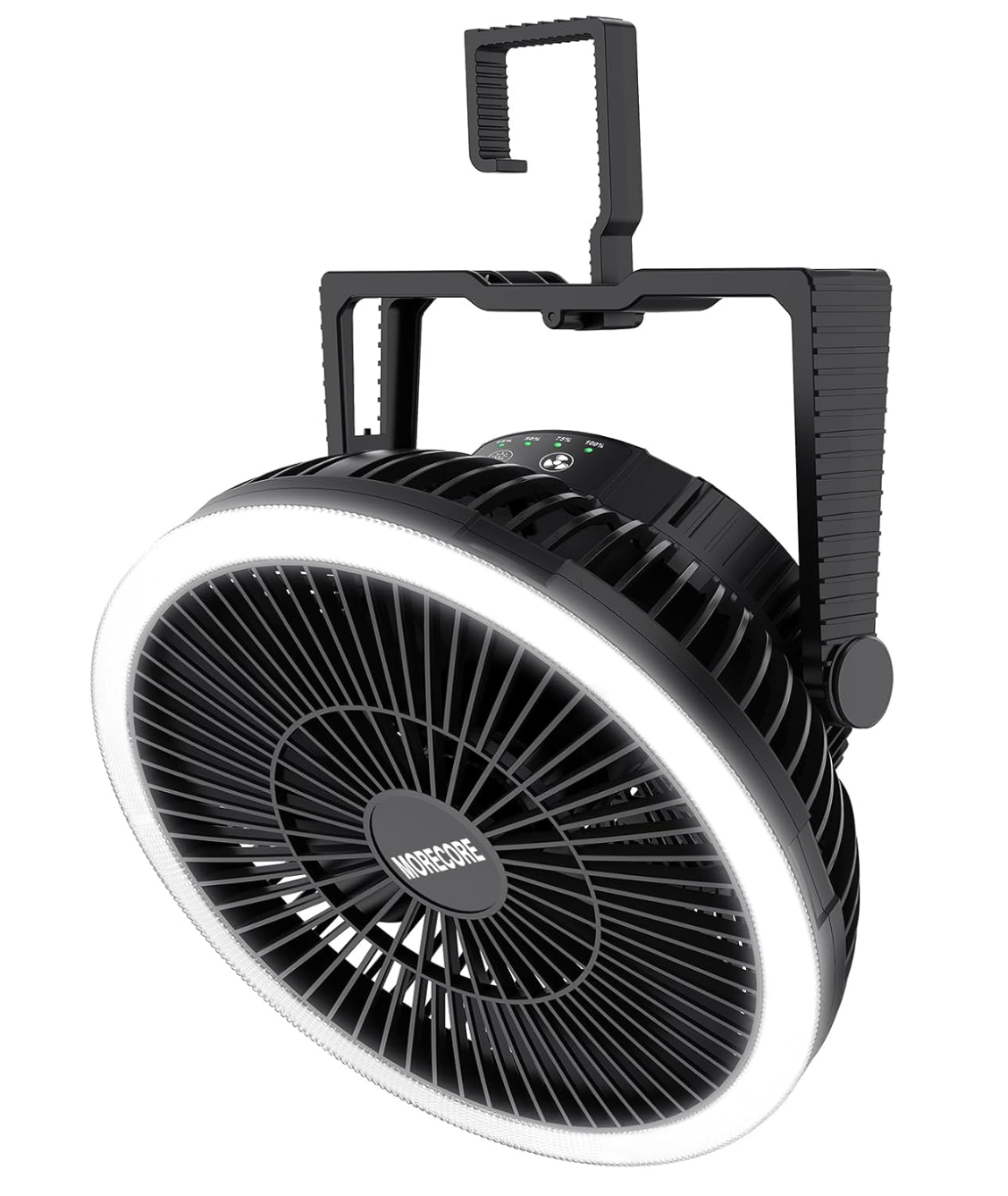 Camping Fan with Led Lantern - 10000mAh 8-inch