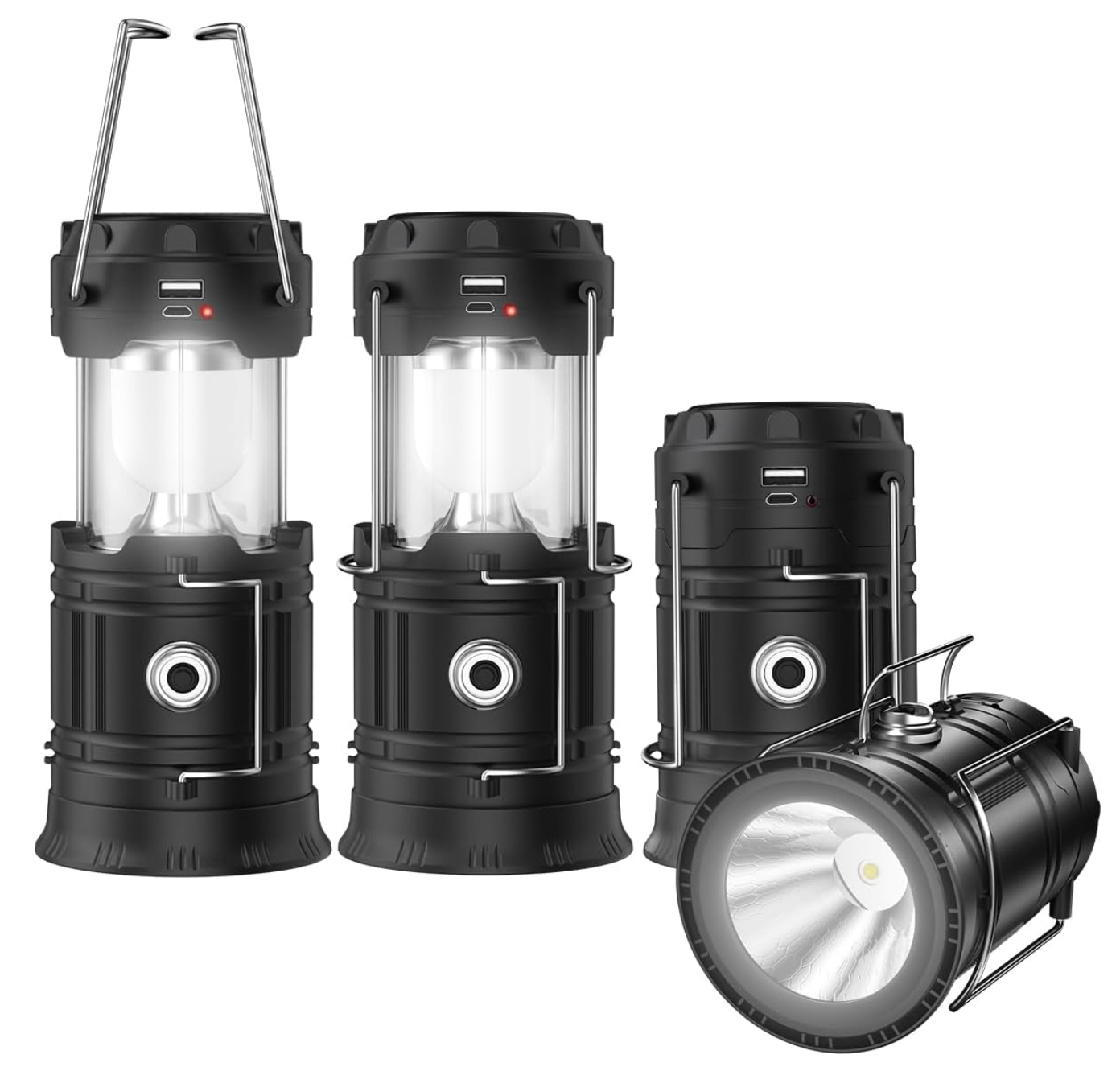 Upadte Rechargeable LED Camping Lantern, 2 pack