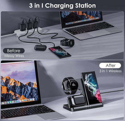 Wireless Charging Station for Samsung devices