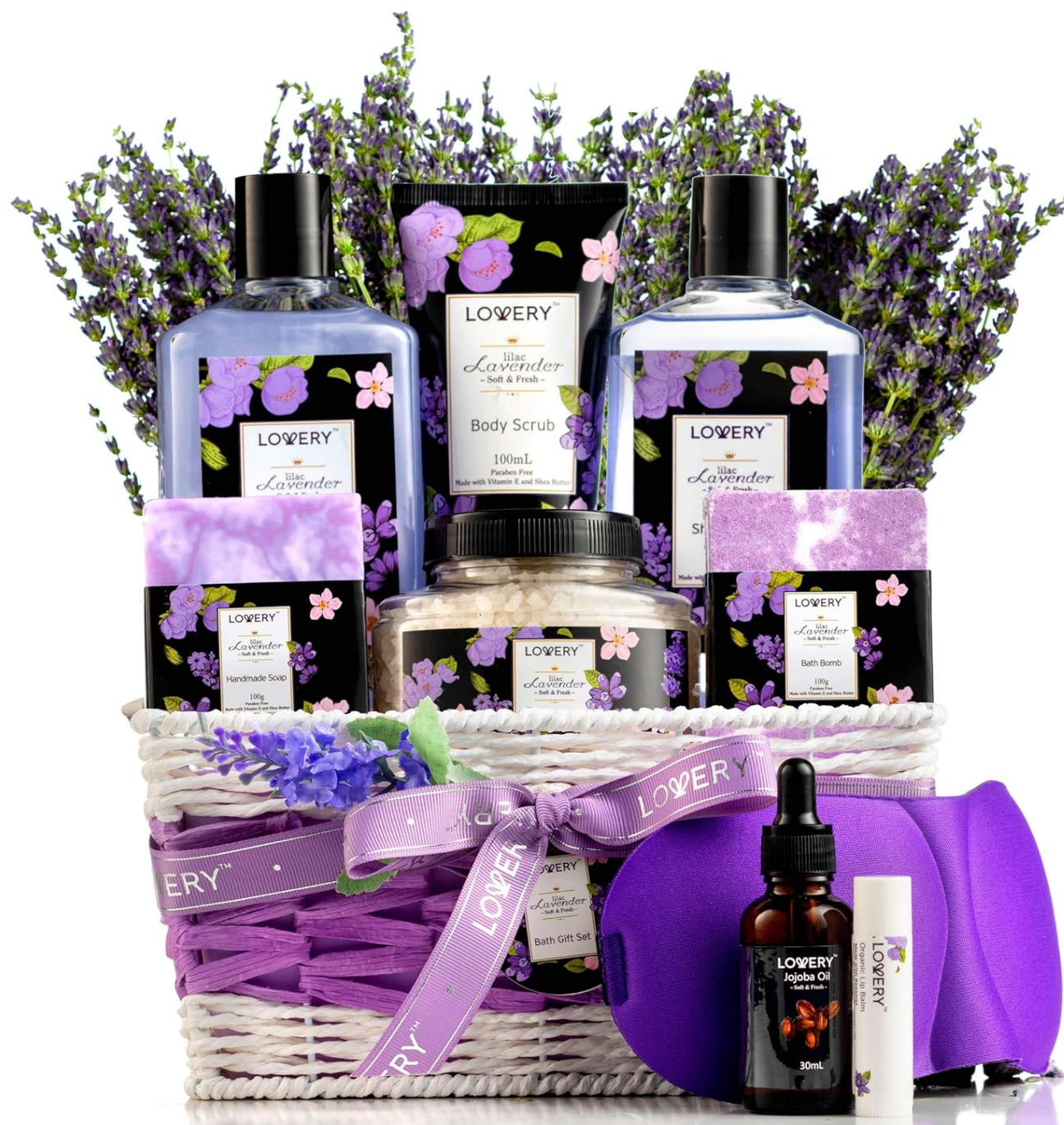 Spa Gift Basket - Lavender & Lilac