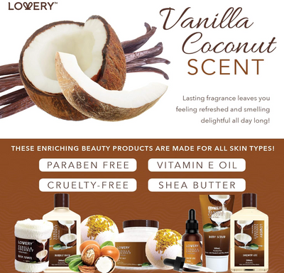 Spa Gift Basket - Vanilla Coconut