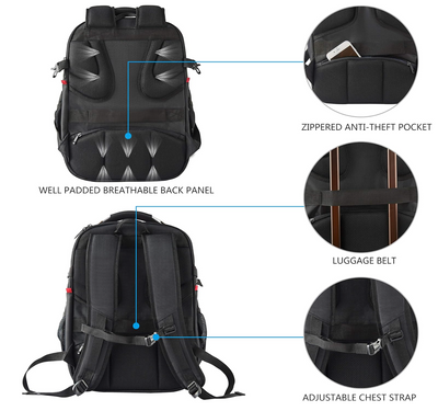 Travel Laptop Backpack 17.3 Inch