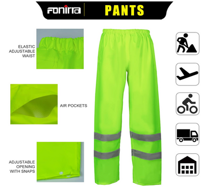 Class 3, High Visibility Safety Reflective Rain Suit (FONIRRA)